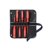 PB 5542 SU GY Classic VDE screwdriver set in a compact high-quality, 2-in-1 fabric roll-up case - Big-tools Industrial Supply Tools for Metal Cutting